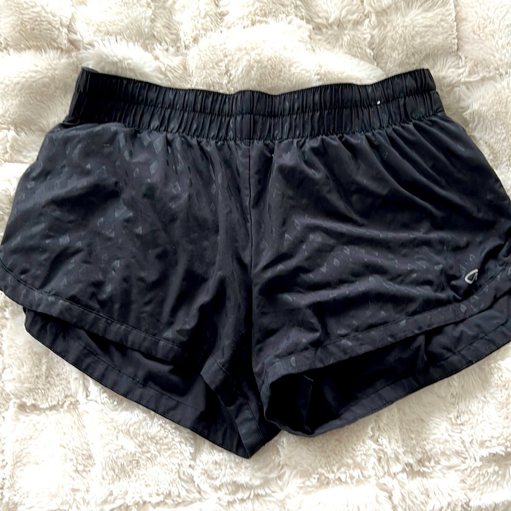 All black gap athletic shorts